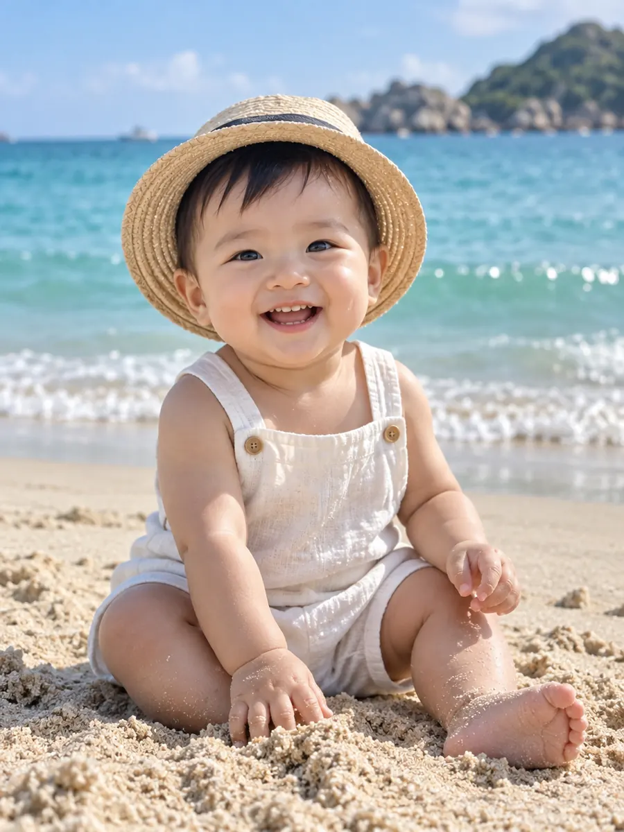 Lần đầu tắm biển
